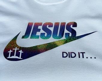 Jesus Did It Shirt Trending Shirts Faith Inspired Design Etsy