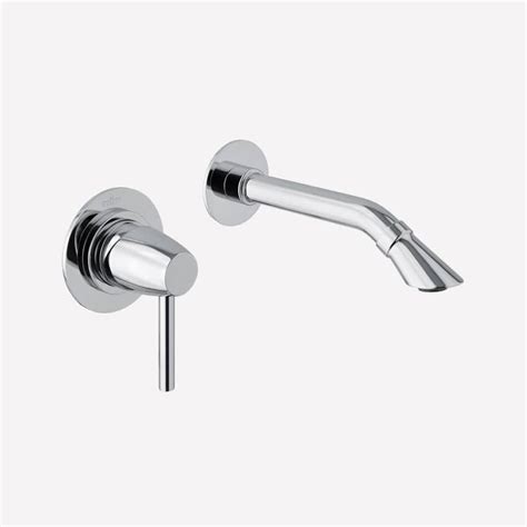 Washbasin Mixer Tap Oe Webert Wall Mounted Chromed Metal