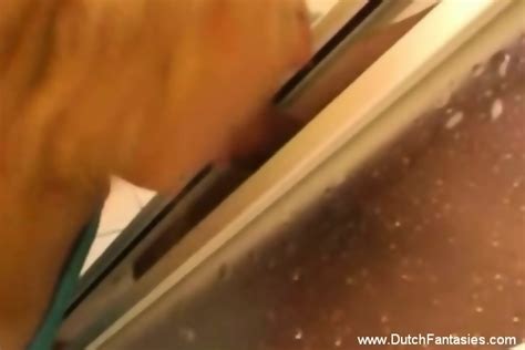 Dutch Blonde Sex In The Bathroom Fun Experience