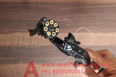 FULL METAL SOUND CAP REVOLVER TOY - Airsoft Gun India