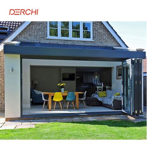 Bi Folding Glass Doors Manufacturer Supplier In China Derchi Window