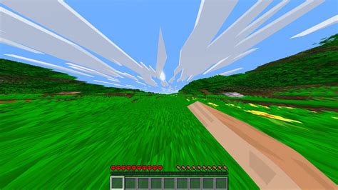 What Minecraft Looks Like With Speed 255 Nausea 255 And Quake Pro