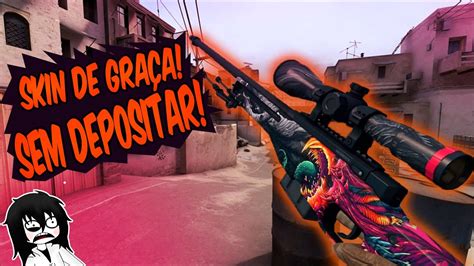 CS GO SKIN GRÁTIS NÃO PRECISA DEPOSITAR YouTube