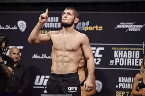 Ufc Weigh In Results Khabib Nurmagomedov Vs Justin Gaethje