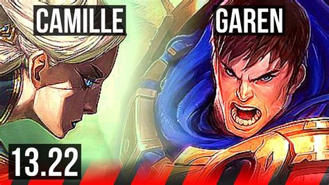 Camille Vs Garen Top 10 Solo Kills 500 Games Godlike Kr