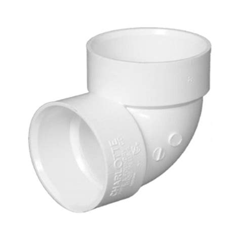 Charlotte Pipe Pvc 00331 0800ha Schedule 40 Dwv Pvc Pipe Vent 90 Degree Elbow 2 In Quantity