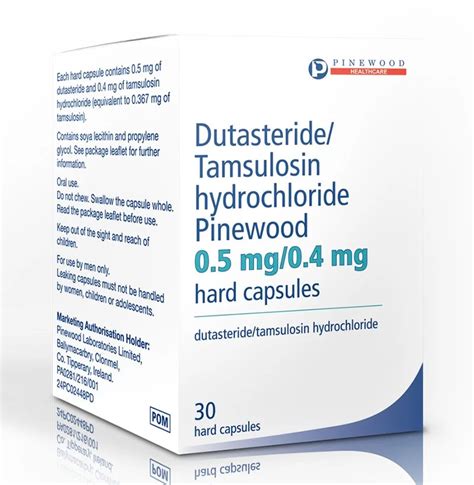 Dutasteride/Tamsulosin (Ethical) - Pinewood Healthcare