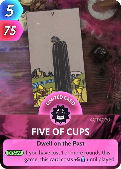 Five Of Cups Cards The Universe And Everything Wiki Fandom