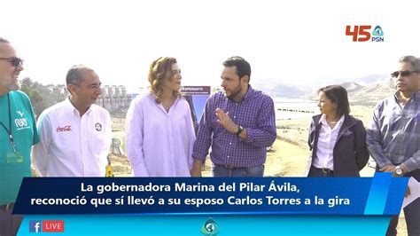 La gobernadora Marina del Pilar Ávila reconoció que sí llevó a su