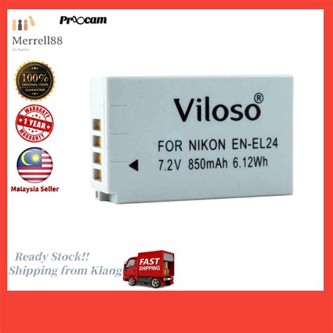 Ready Stockproocam Viloso En El Rechargeable Camera Battery For