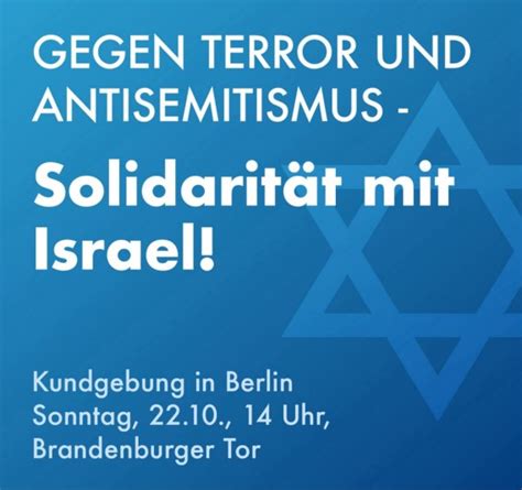 Kundgebung Solidarität mit Israel Petra Pau