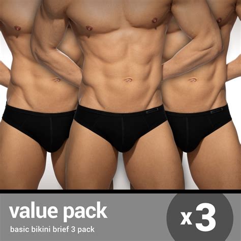 楽天市場メンズビキニ ブリーフ ADDICTED アディクティッド BASIC BIKINI BRIEF PACK 枚セット デイリーインナー まとめ買いビキニブリーフ 男性下着