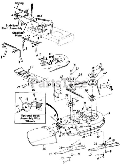 Mtd Yard Machine Riding Lawn Mower Parts Diagram