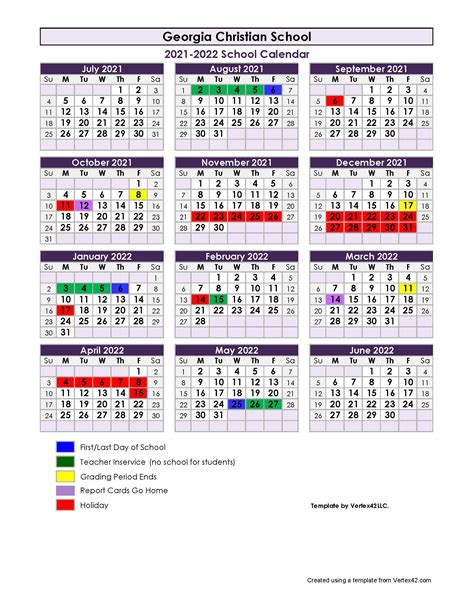 International School Holidays 2021 Malaysia Calendar Template Printable