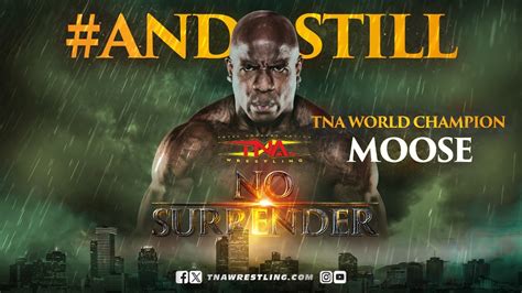 Moose Defeats Alex Shelley Retains Tna World Title At Tna No Surrender