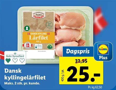 Dansk Kyllingel Rfilet Tilbud Hos Lidl