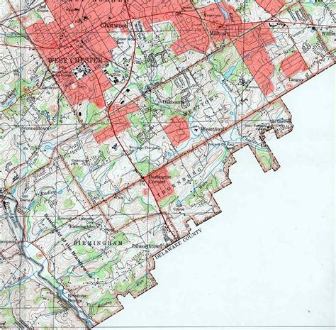 Chester County Pa Map Of Townships - Oakland Zoning Map