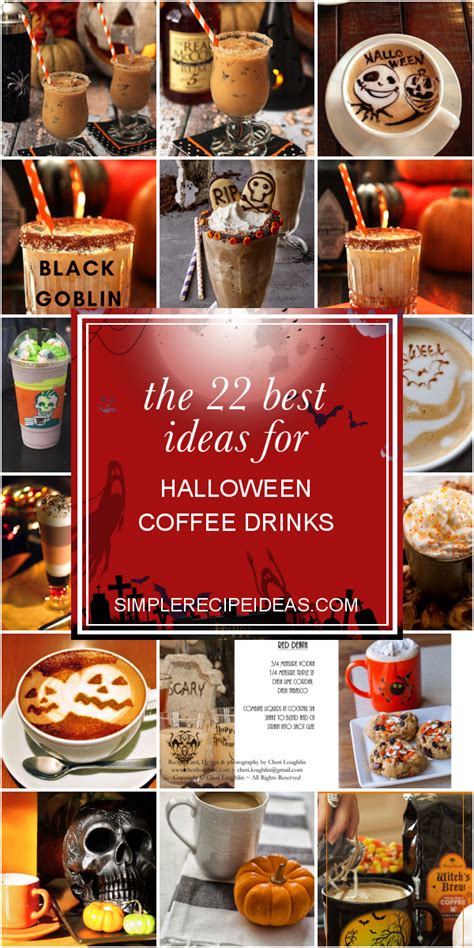 The 22 Best Ideas For Halloween Coffee Drinks Best Recipes Ever