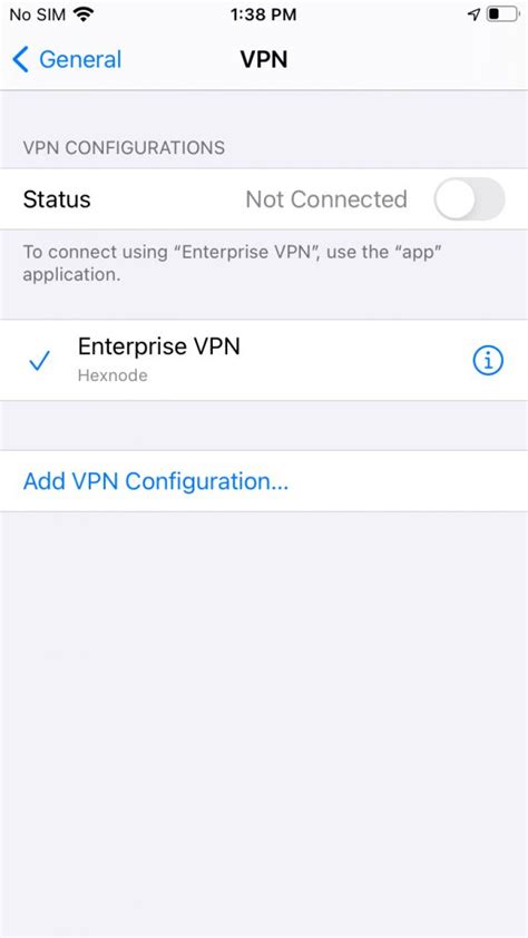 Configure Openvpn For Ios Devices Hexnode Help Center