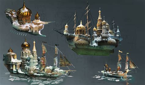 Artstation Fantasy Ships Sebastian Luca Fantasy Concept Art Fantasy