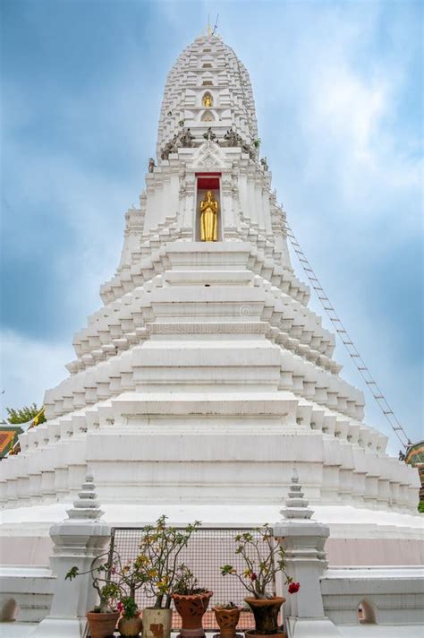 Wat Rakhang Kositaram Buddhist Temple At Bangkok Thailand White