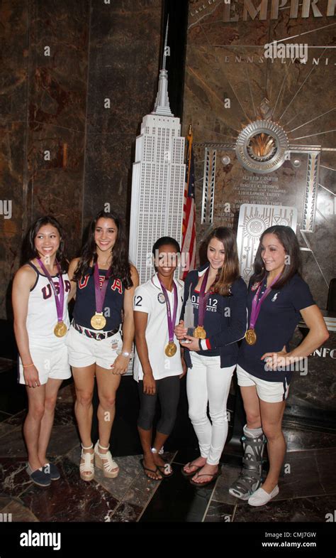 Aug 14 2012 New York New York U S Kyla Ross Ali Raisman