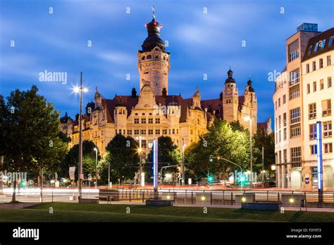 New City Hall Leipzig Stock Photo - Alamy