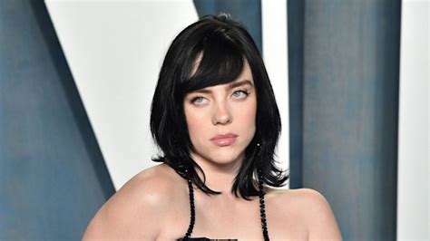 Billie Eilish Stuns In A Graphic String Bikini In Sun Soaked Poolside Photo Hello