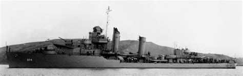 USS Tucker DD 374 Mahan Class Destroyer In World War II