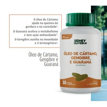 C Rtamo Gengibre E Guran Capsulas Sidney Oliveira Shopee Brasil