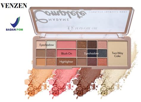 VENZEN Official Madame Gie Complete Eyeshadow Make Up Kit Pallete