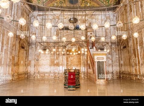 The Mihrab And Minbar In The Prayer Hall Of Muhammad Ali Mosque In