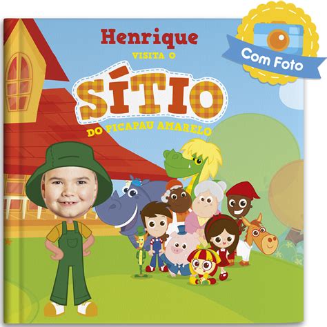 Livro infantil personalizado Visita o Sítio do Picapau Amarelo