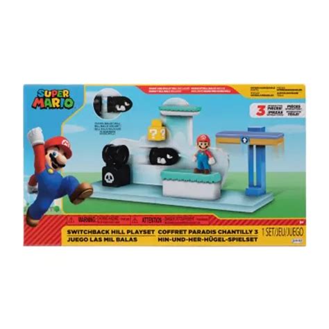 SUPER MARIO Nintendo 2 5 Switchback Hill Playset Plaza Las Americas