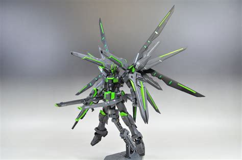 Painted Build Rg 1144 Zgmf X10a 2 Freedom Gundam Unit 2 Black Devil