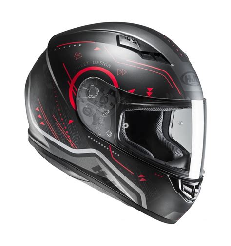 Casco Integrale HJC CS 15 Safa Nero E Rosso Magazzini Rossi