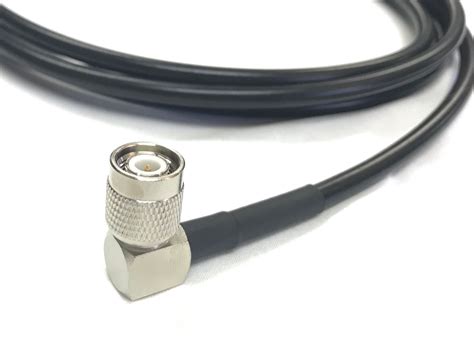 Tnc Male Right Angle To Tnc Male Right Angle Times Microwave Lmr 400 C Custom Cable Connection