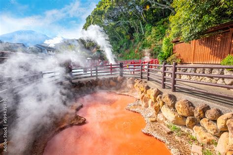 Beppu Japan Nov 25 2022 Kamado Jigoku Hot Spring In Beppu Oita