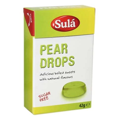 Sula Pear Drops Sugar Free Boiled Sweets 42g Uk Emporium Johannesburg