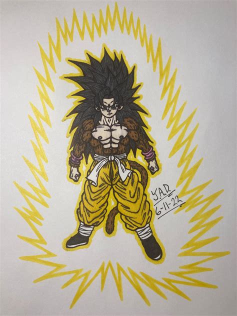 Super Saiyan 4 Goku Redesign 1 By Jad Works On Deviantart