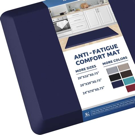 Kitchenclouds Kitchen Mat Cushioned Anti Fatigue Rug 20x39