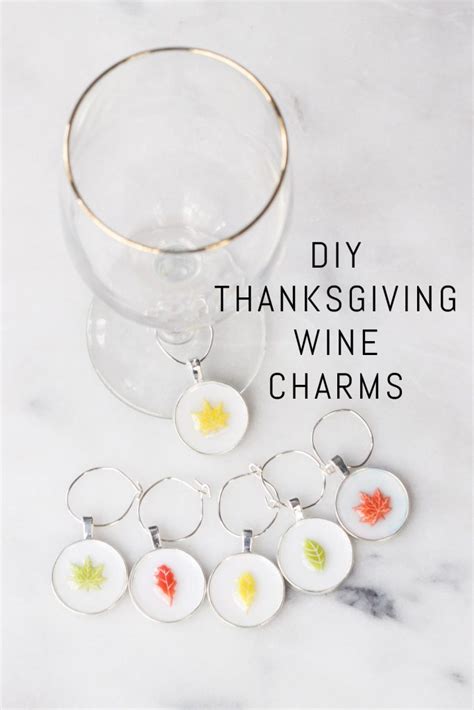 Thanksgiving Wine Charms - Erin Spain