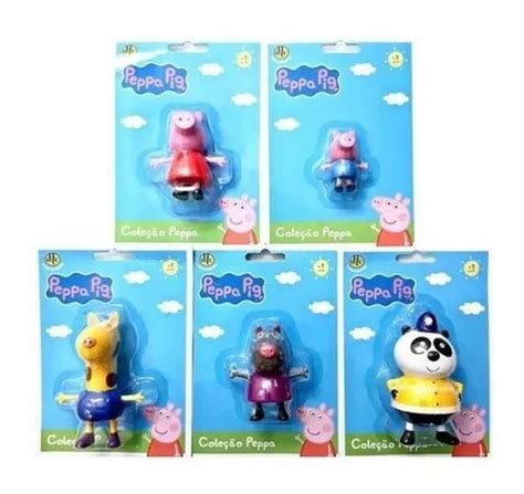 Turma Peppa Pig Mini Bonecos Dtc Parcelamento Sem Juros