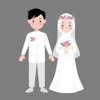 Detail Vektor Kartun Pengantin Muslimah Png Koleksi Nomer