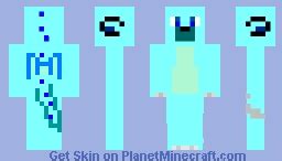 blue dragon Minecraft Skin