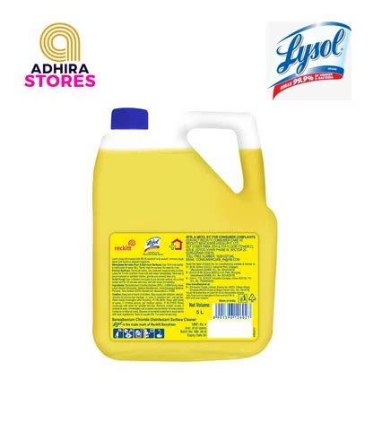 Lizol Citrus 5 Ltr At Rs 627 Bottle Lizol Disinfectant Floor