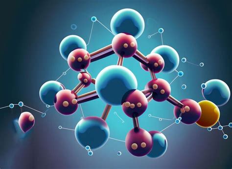 Premium AI Image | 3d molecules structure