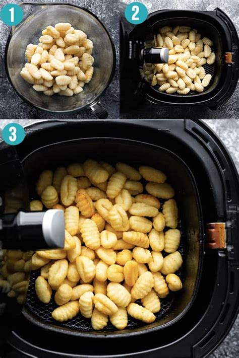 Seriously Crispy Air Fryer Gnocchi Sweet Peas And Saffron