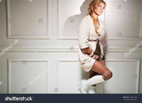 Fashion Portrait Pretty Sexy Blonde Woman Stock Photo Shutterstock