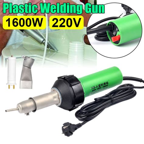 W V Plastic Hot Air Welding G Un Torch With Nozzle Roller Plastic Welding Machine Heat G